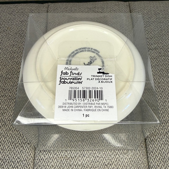 Cactus Ring Jewelry Trinket Dish — Green and White - Picture 9 of 14